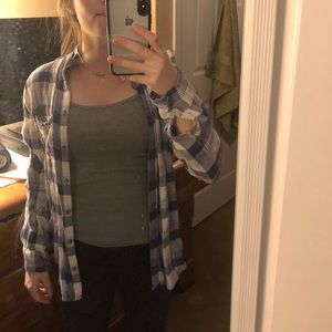 Hollister Plaid Button Up Shirt